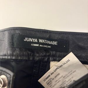 Junya Watanabe Comme Des Garcons Black Leather Jacket